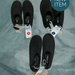 Buy one get one 50% off 
Black Slip-On Water Shoes